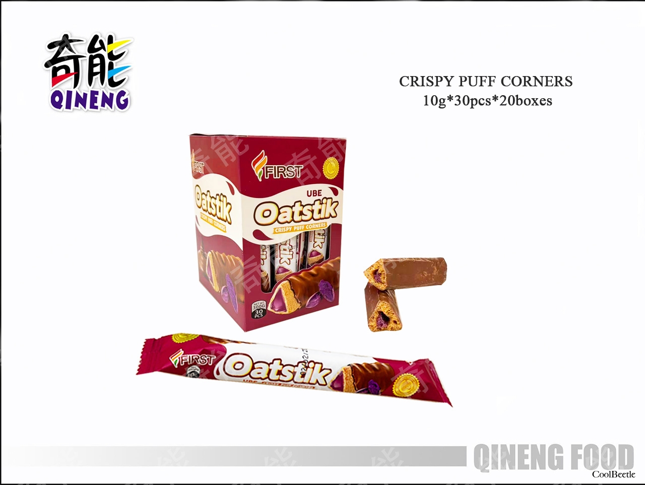 紫薯味涂层三角酥